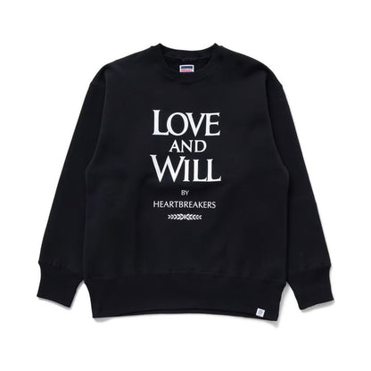 BEDWIN & THE HEARTBREAKERS L/S PRINTED C-NECK SWEAT "MAY"