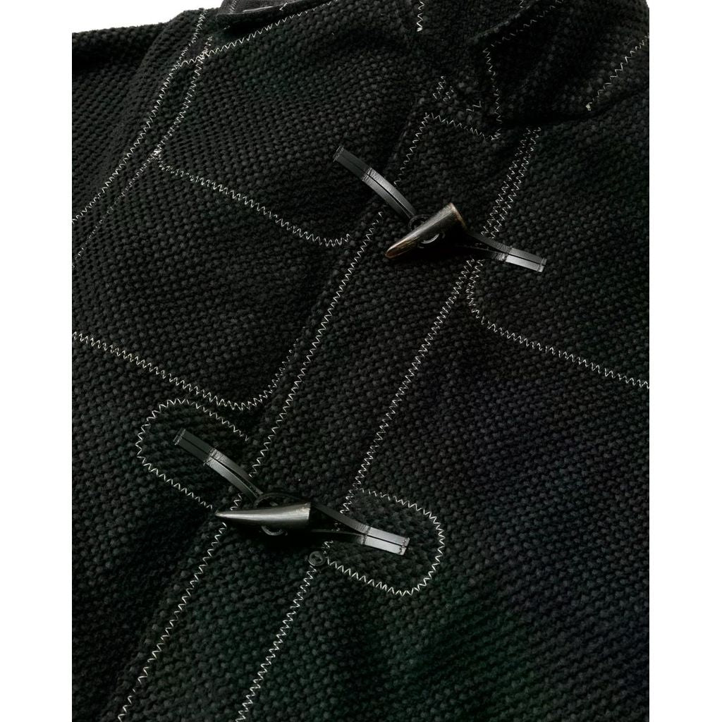 beautiful people coinside reversible herringbone bonding coat