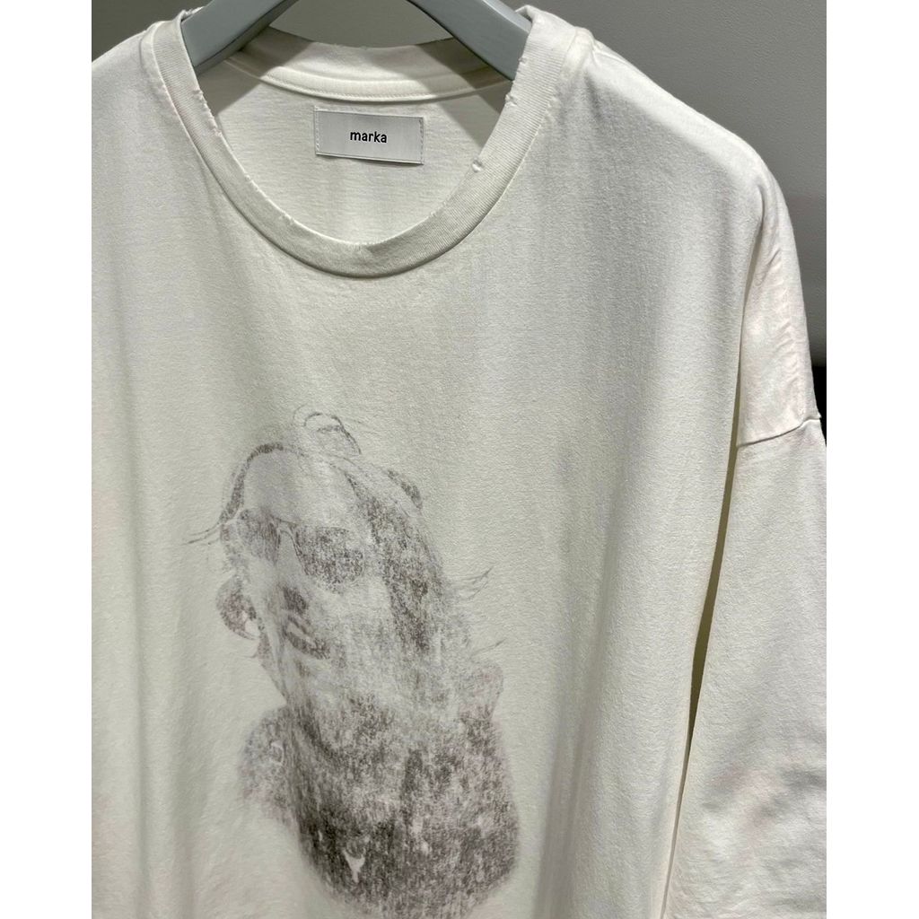 MARKA × LINEAGE CORE DAMAGE PRINT TEE
