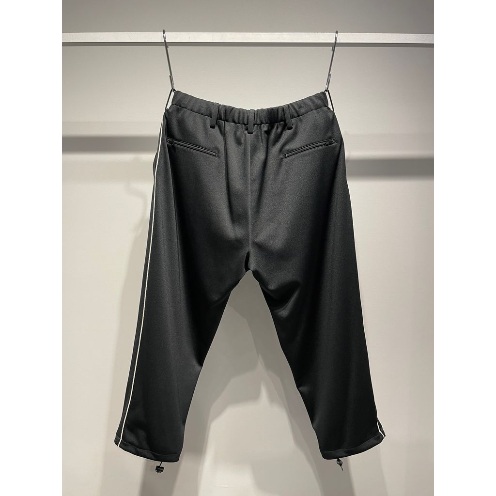 Ground Y POLYESTER SMOOTH PIPING WIDE PANTS