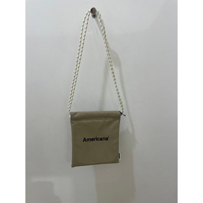 Americana TEMBEA PVCコーティング 巾着バッグ
