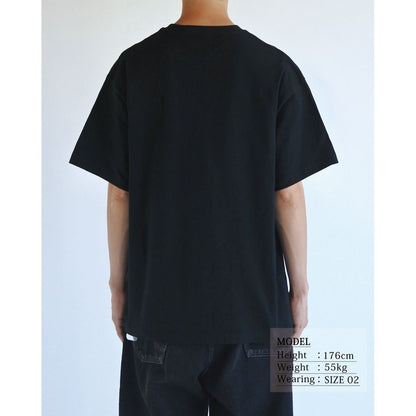 ANACHRONORM ANNK006 ICON THREADS GLITCH EMBROIDERY S/S T-S