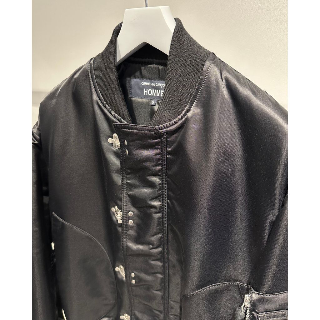 COMME des GARCONS HOMME TWILL HOOK MILITALLY JACKET（BLACK）