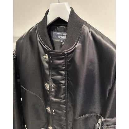 COMME des GARCONS HOMME TWILL HOOK MILITALLY JACKET（BLACK）