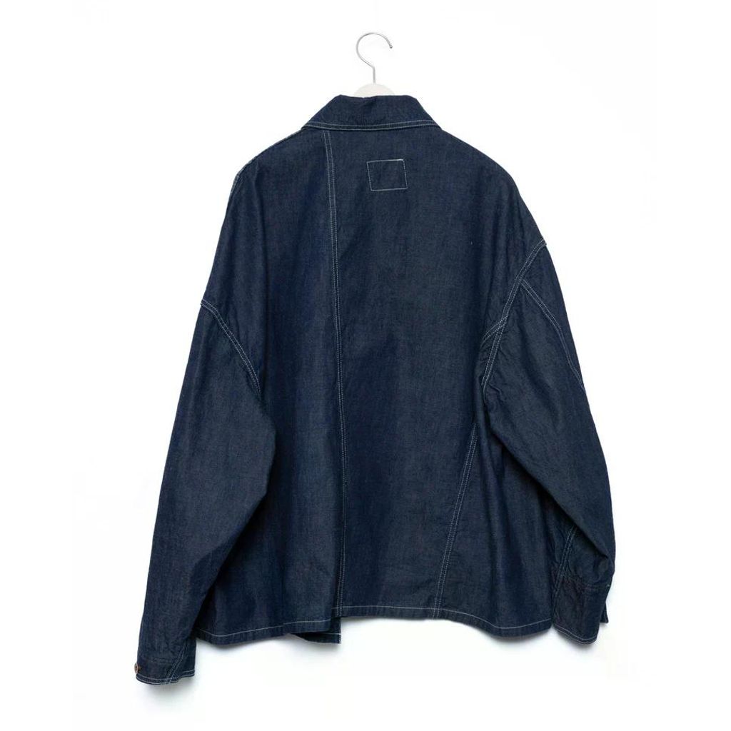 FUMITO GANRYU Graffiti Chore Jacket - Indigo