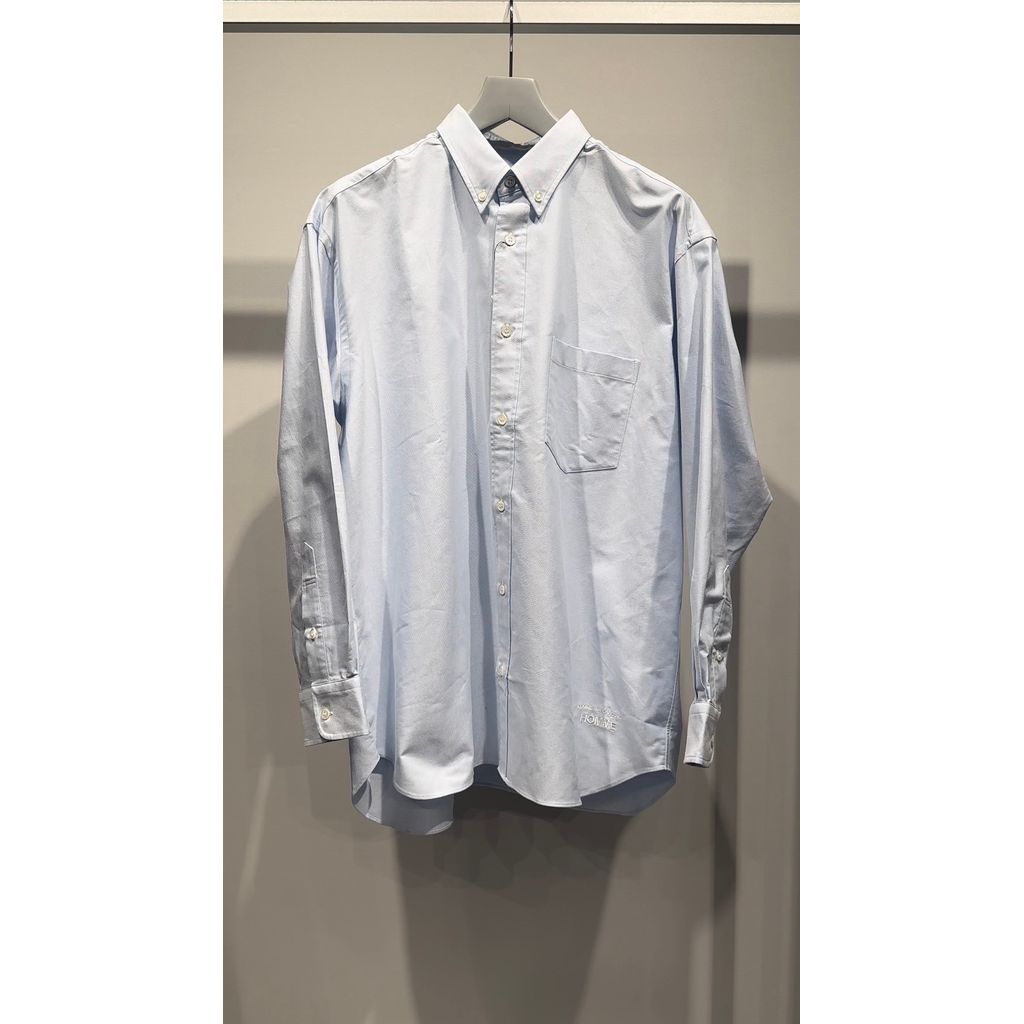 COMME des GARCONS HOMME 綿オックスフォード　ブラウス　ＨＯ―Ｂ００８―０５１（SAX)