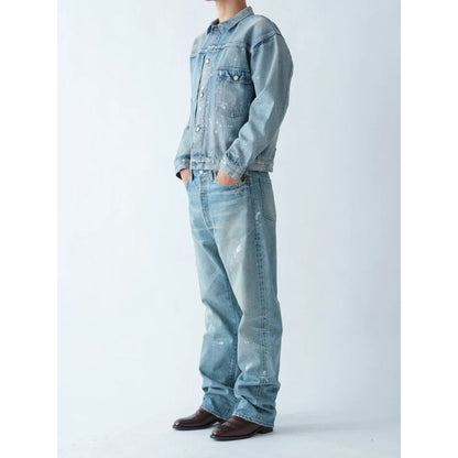 New Manual T-BACK DENIM JACKET