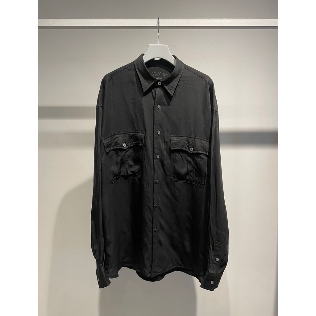 PORTER CLASSIC ROLL UP SOFT CUPRO SHIRT