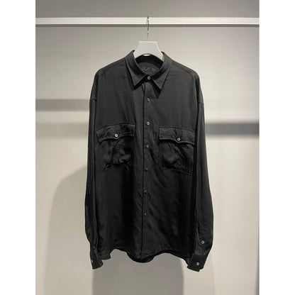 PORTER CLASSIC ROLL UP SOFT CUPRO SHIRT