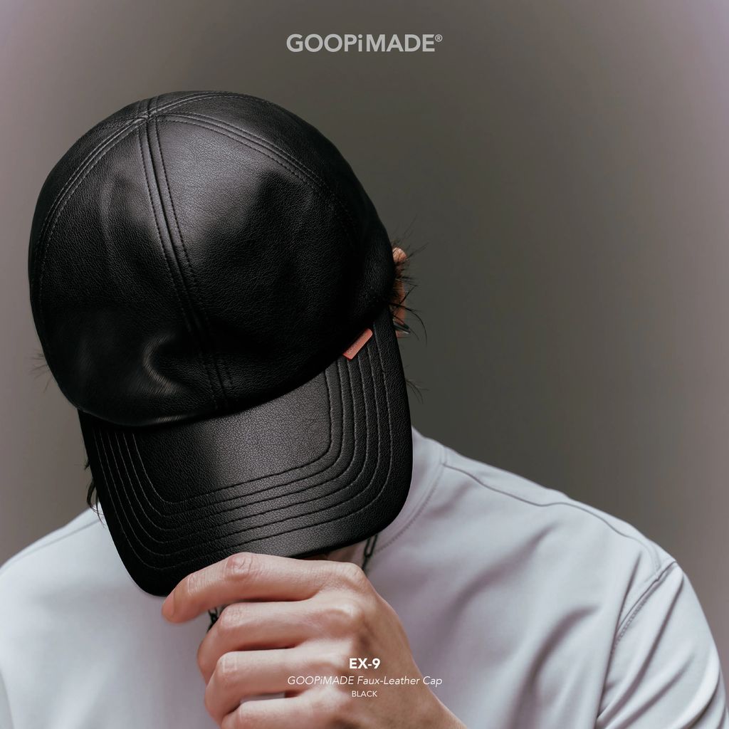 GOOPiMADE EX-9 GOOPiMADE Faux-Leather Cap