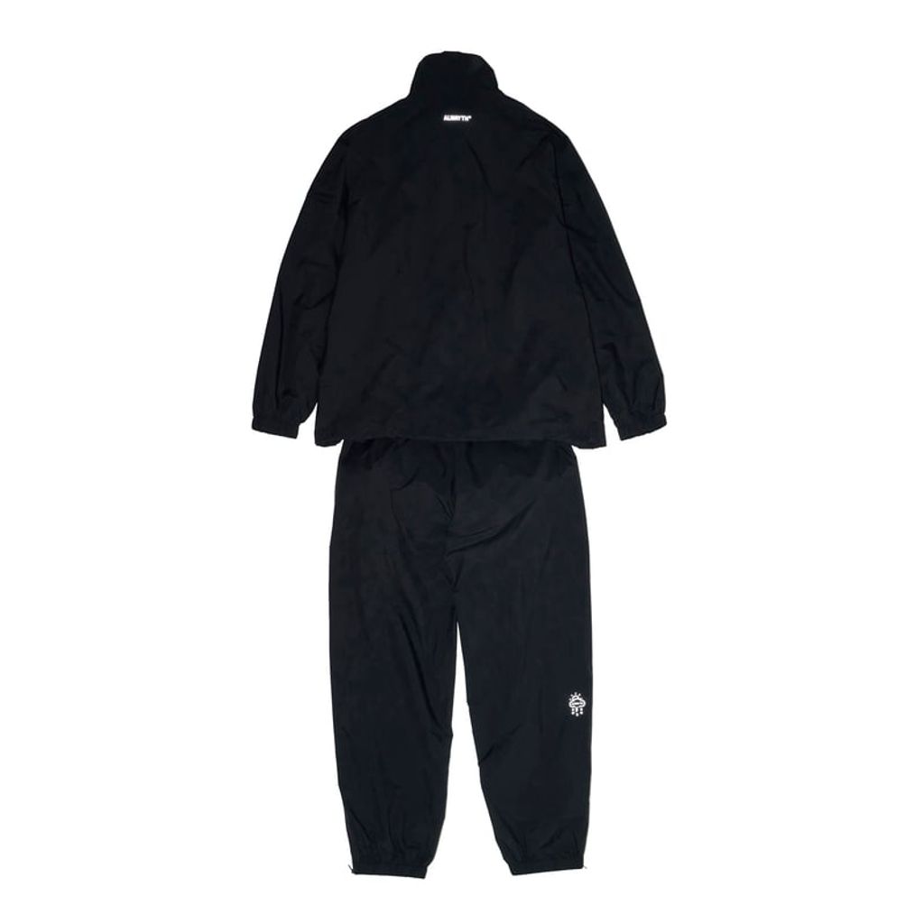 ALWAYTH / TRAINING JACKET ＆ PANTS SET / REFLECT PRINTED / BLACK
