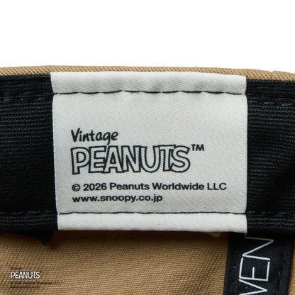 NEW ERA 9TWENTY Vintage PEANUTS ピーナッツ GOLF スイング カーキ