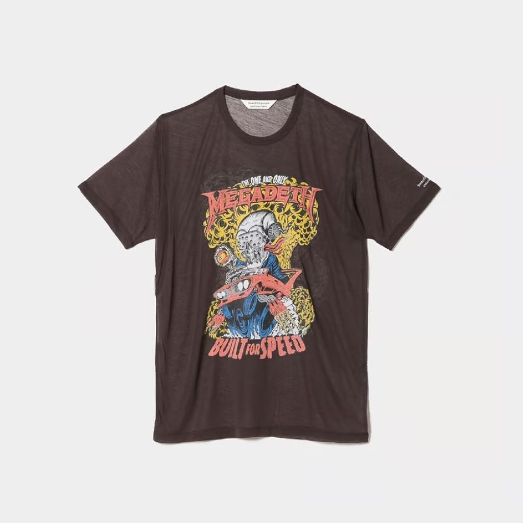 beautiful people MEGADETH sheer jersey T-shirt