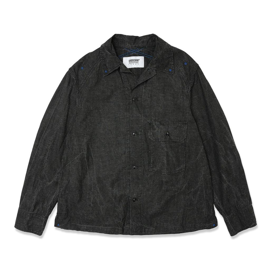 HOMBRENINO CORONA UTILITY EYELET SHIRT