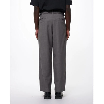 marka Recycled Polyester Wool Gabardine / Double Pleated Baggy Trousers