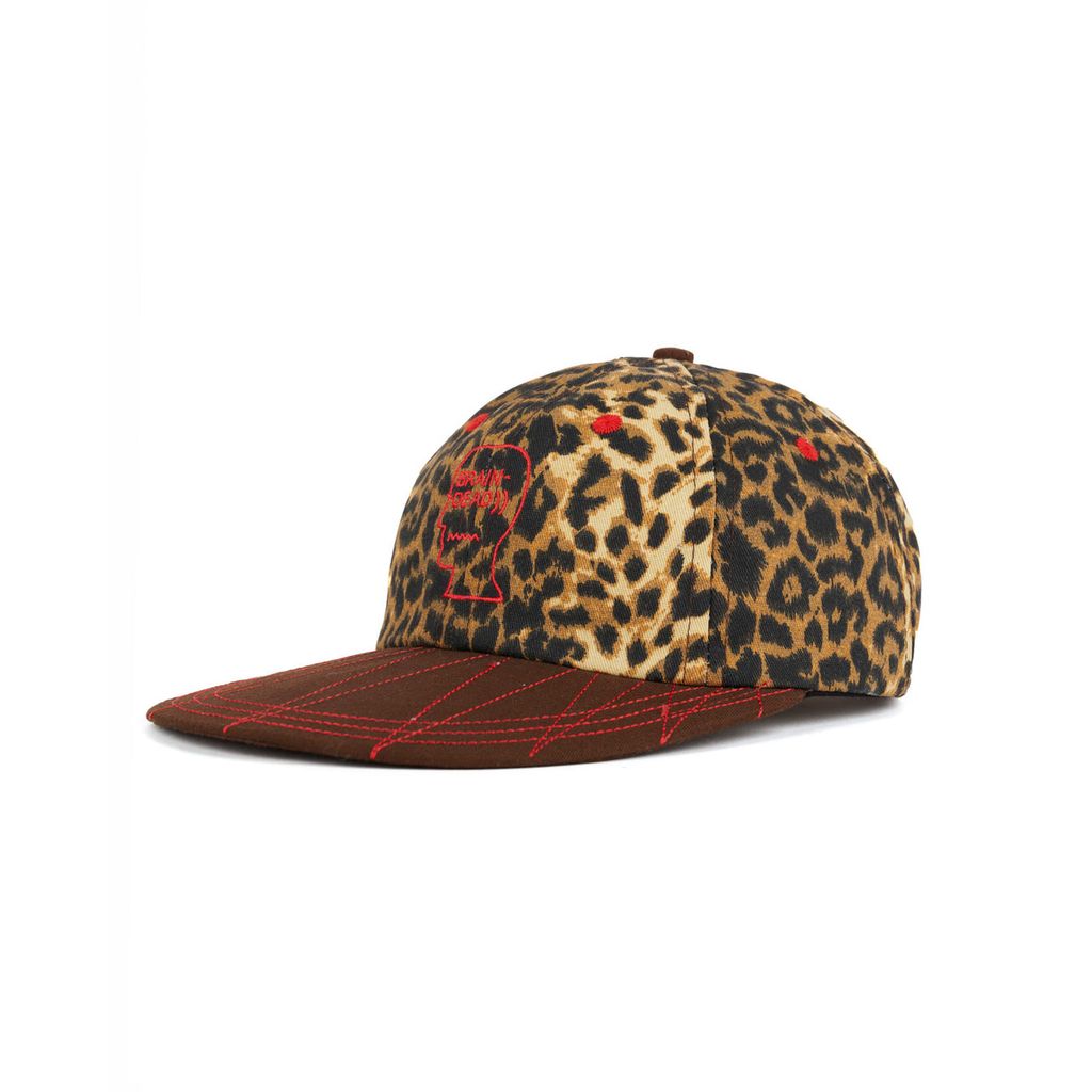 BRAIN DEAD  Logohead Longbrim Hat - Leopard