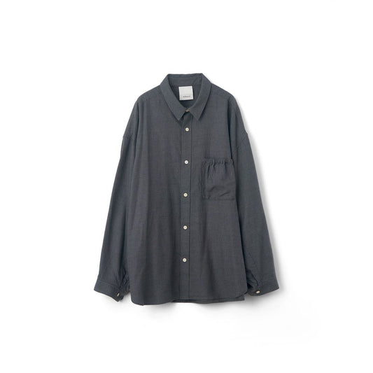 refomed WRIST PATCH WIDE SHIRT "CHECK"