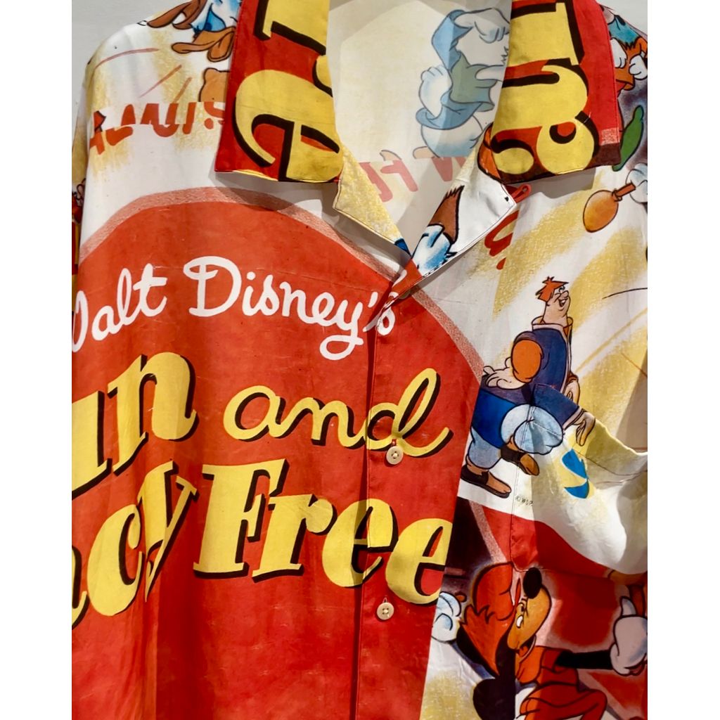 PORTER CLASSIC DISNEY V/P PC ALOHA COLLECTION MICKEY MOUSE & FRIENDS RED