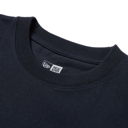 NEW ERA 長袖 コットン Tシャツ ニューヨーク・ヤンキース ネイビー レギュラーフィット