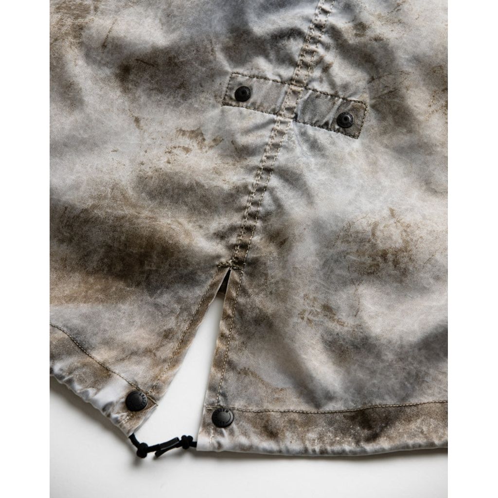 ANACHRONORM  DIRTPAINT NYLON MODS COAT WHITE