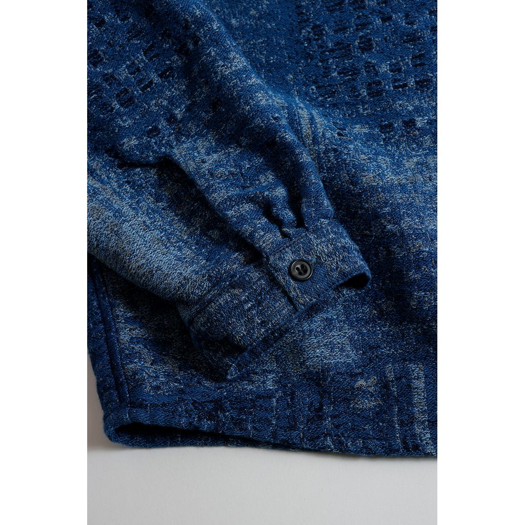 FDMTL BORO JAQUARD HAORI SHIRT RINSE