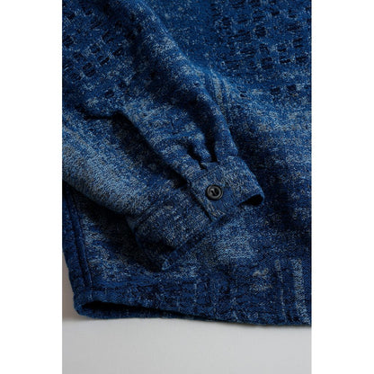 FDMTL BORO JAQUARD HAORI SHIRT RINSE