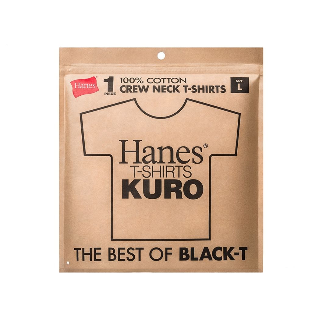 Hanes T-SHIRTS KURO