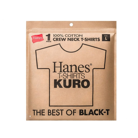 Hanes T-SHIRTS KURO