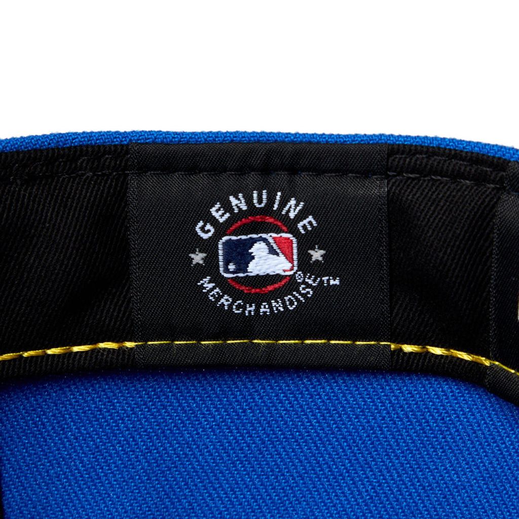 NEW ERA  59FIFTY Powered by GORO NAKATSUGAWA(min-nano) ロサンゼルス・ドジャース スエットバンドブルーバイザー ライトネイビー