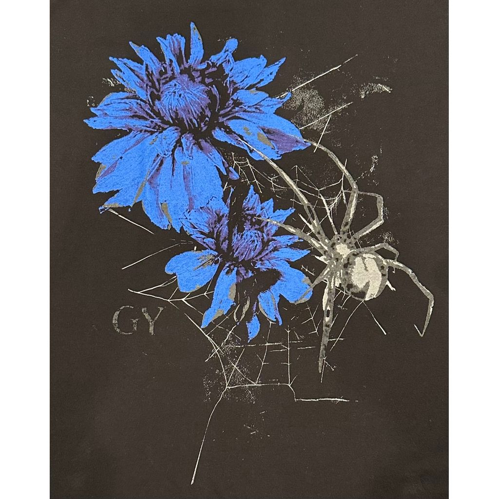 Ground Y 20/COTTON JERSEY FLOWER&SPIDER