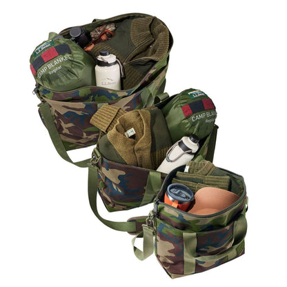 L.L.Bean Zip Hunters Tote Bag With Strap Camo