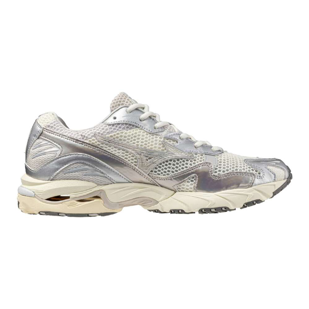 MIZUNO WAVE RIDER 10 （オフホワイト×ライトベージュ×シルバー）