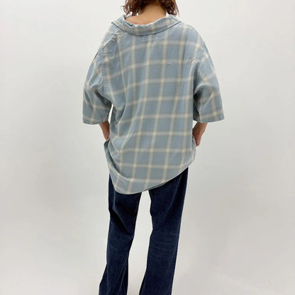 REMI RELIEF RN30389055  レーヨンツイルオンブレS/Sシャツ 26ss