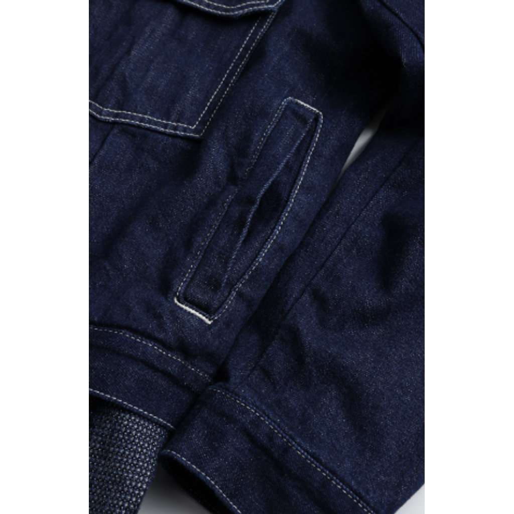 FDMTL FA26JK42R  PLEATS LAPEL JACKET RINSE
