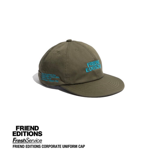 FreshService×FRIEND EDITIONS "FRIEND EDITIONS CORPORATE UNIFORM CAP"