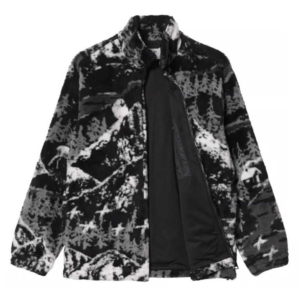 carhartt wip HIGH PLAINS LINER - High Plains Jacquard Black
