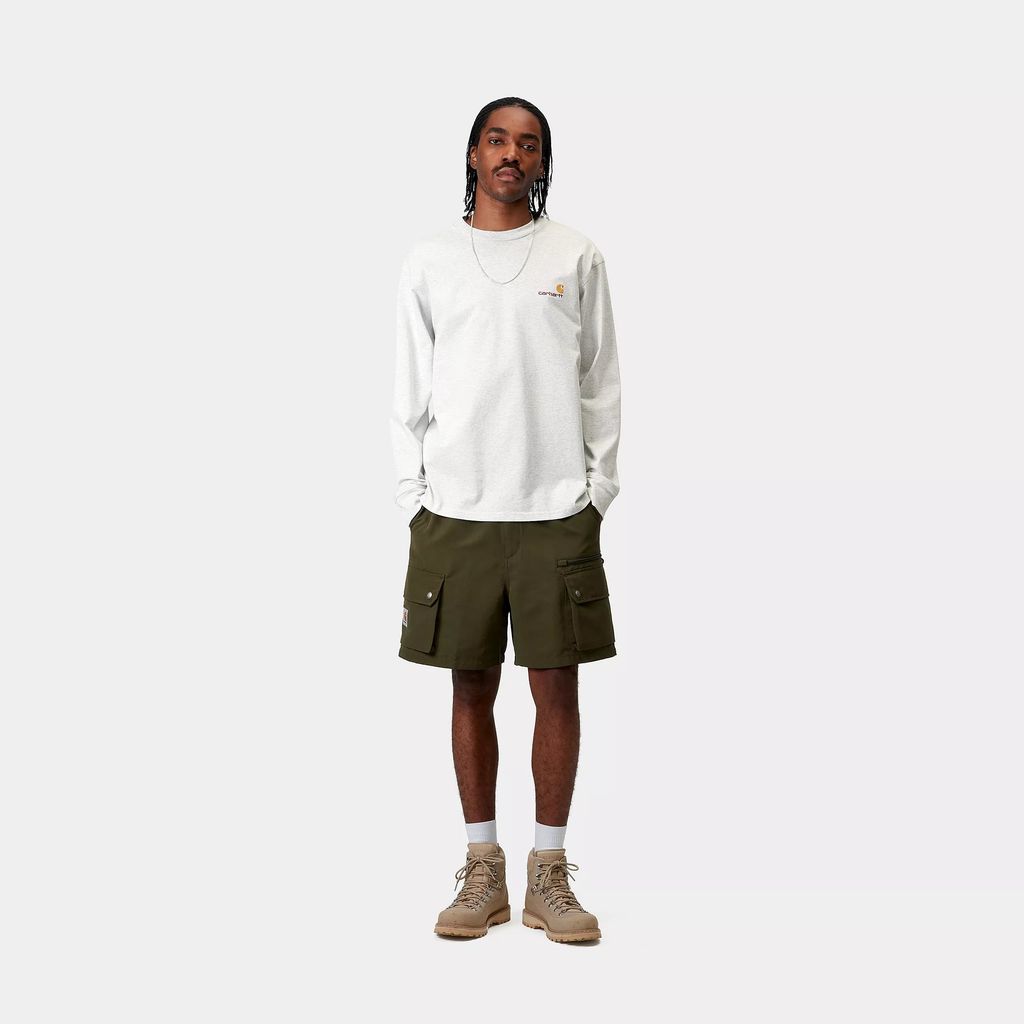 CARHARTT WIP  L/S AMERICAN SCRIPT T-SHIRT
