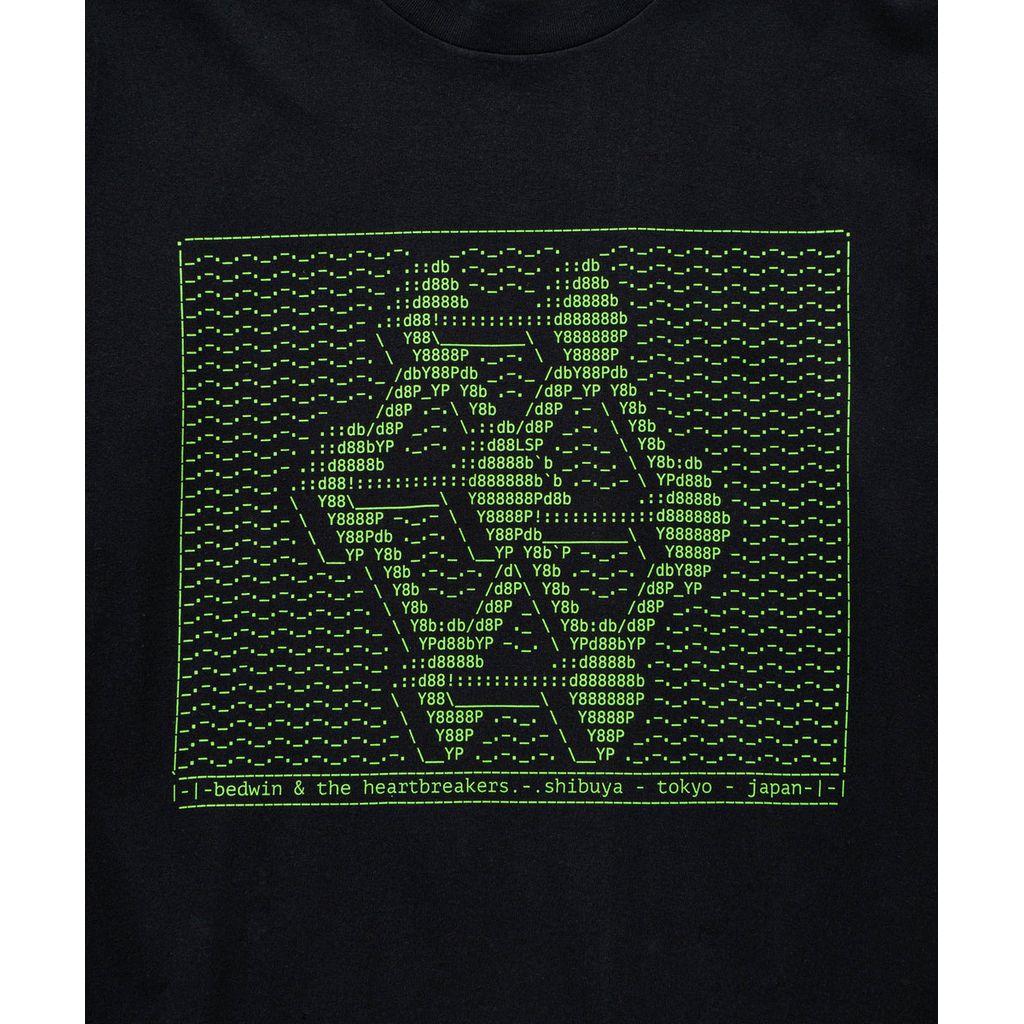 BEDWIN & THE HEARTBREAKERS L/S PRINTED TEE "JAH"