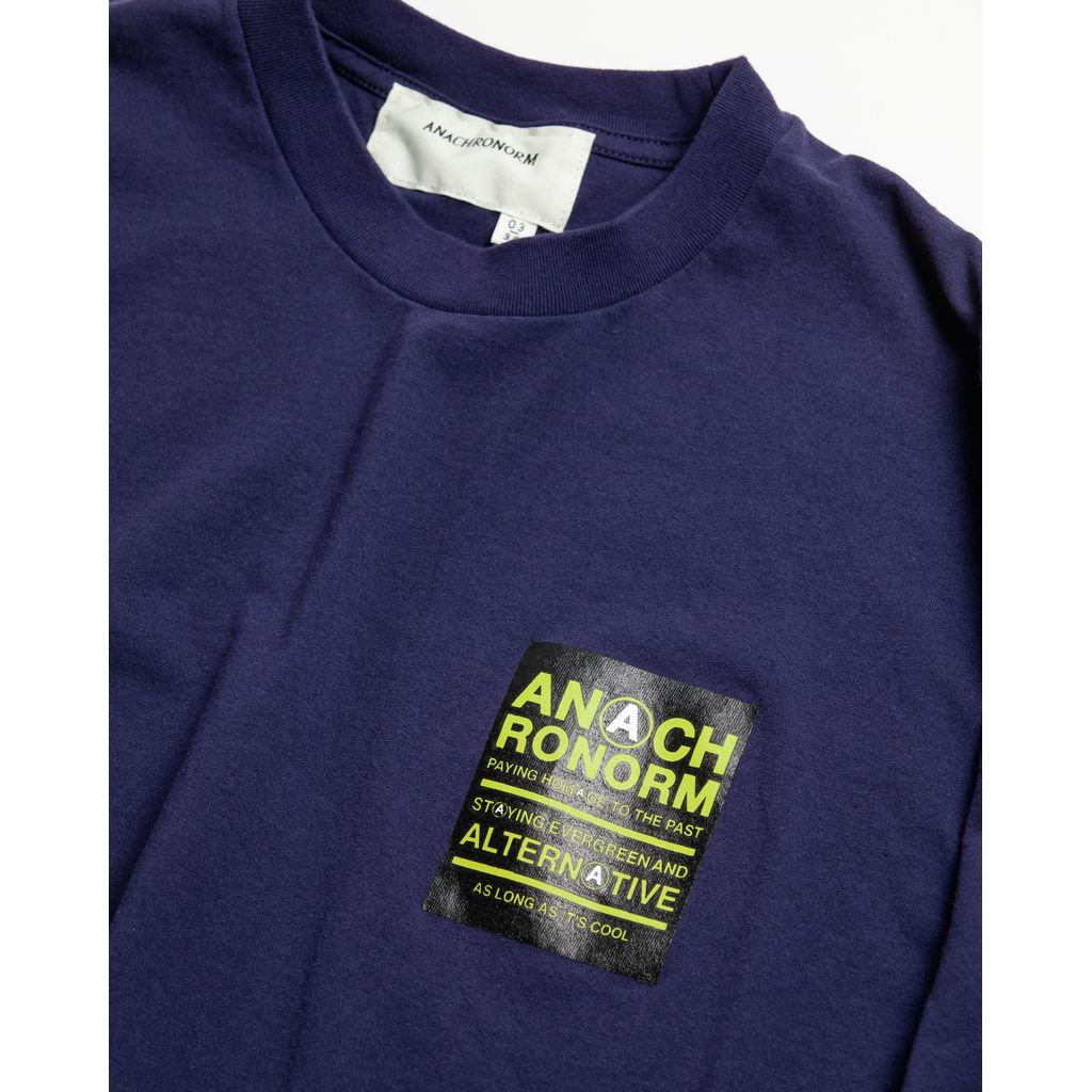 ANACHRONORM STICKER MOTIF PRINTED S/S T-S