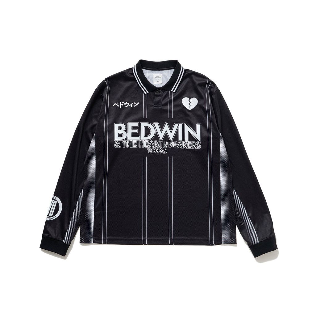 BEDWIN & THE HEARTBREAKERS L/S COLLARED SOCCER JERSEY "KAY"
