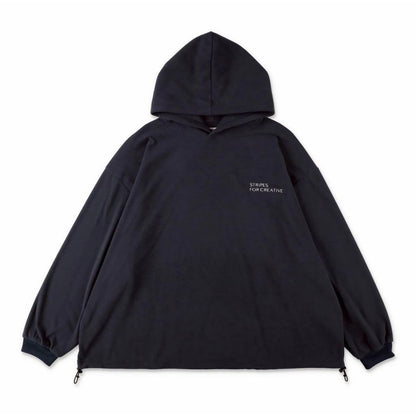 S.F.C FLEECE SUPER BIG HOODY LS TEE W/DRAWSTRINGS