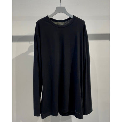 Y's for men Y's for men LOGO PRINT LONG SLEEVE T-SHIRTS（BLACK）