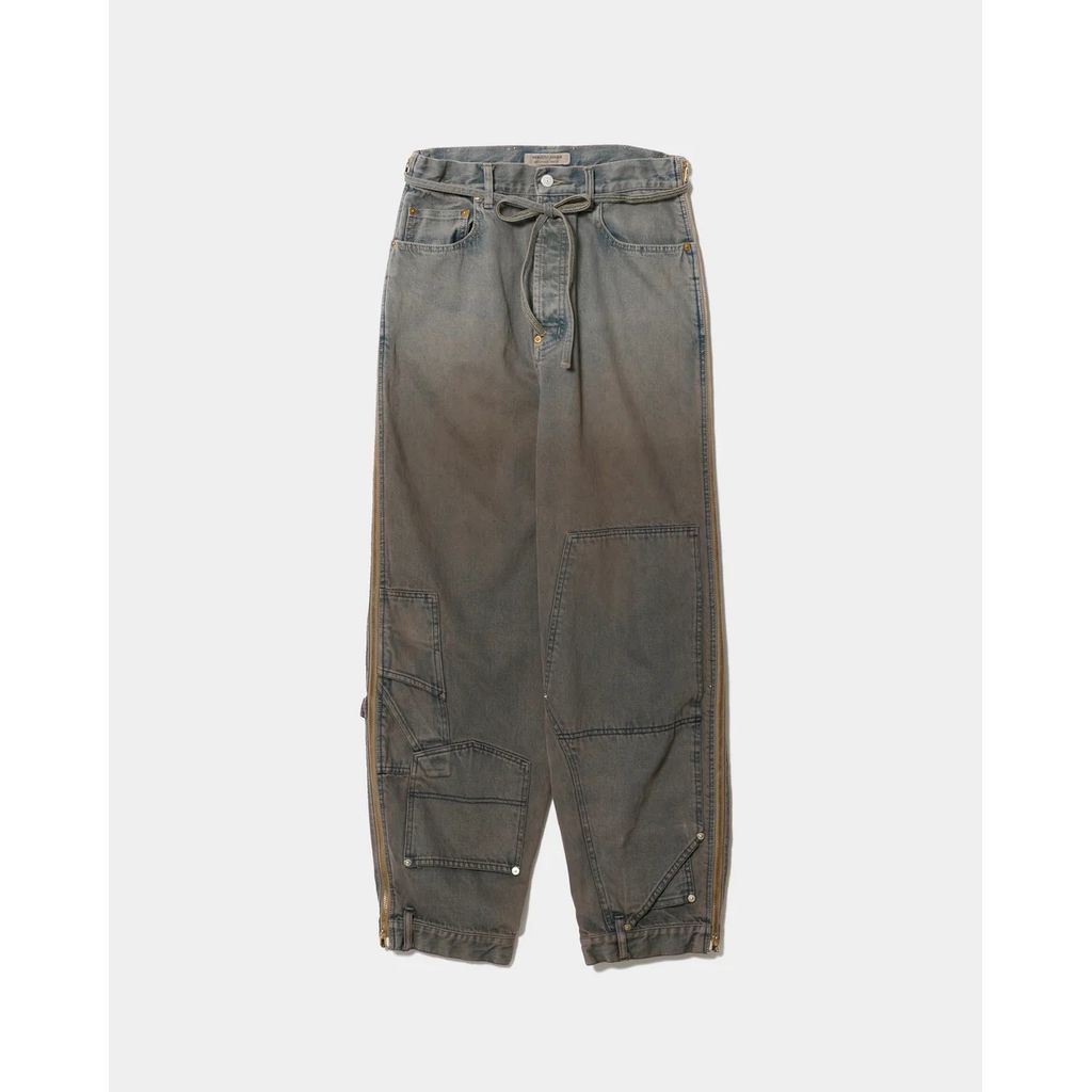 beautiful people double-end selvedge denim pants gradation