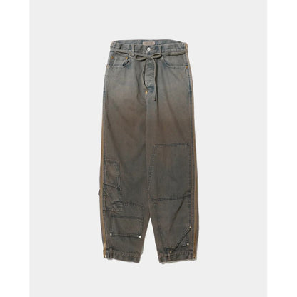beautiful people double-end selvedge denim pants gradation