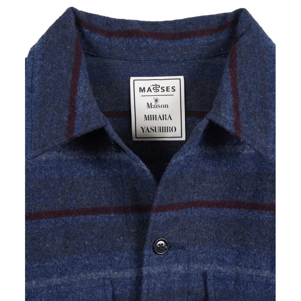 MASSES×Maison MIHARA YASUHIRO  WOOL BLANKET SHIRTS MMY
