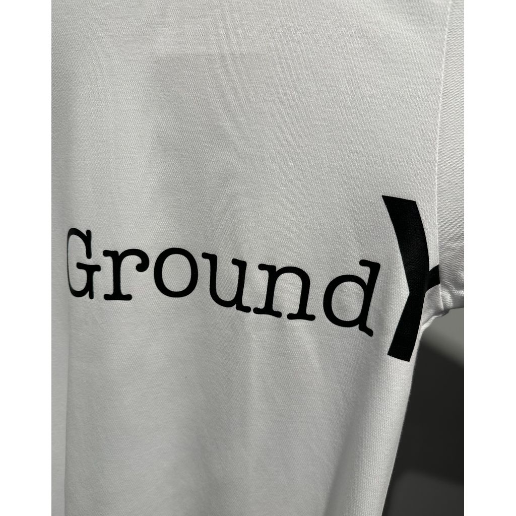 Ground Y×NEWERA(R) L/S OVERSIZED PERFORMANCE TEE WHITE