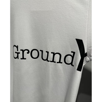 Ground Y×NEWERA(R) L/S OVERSIZED PERFORMANCE TEE WHITE