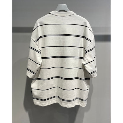 COMME des GARCONS HOMME COTTON BORDER POCKET TEE（WHITE）