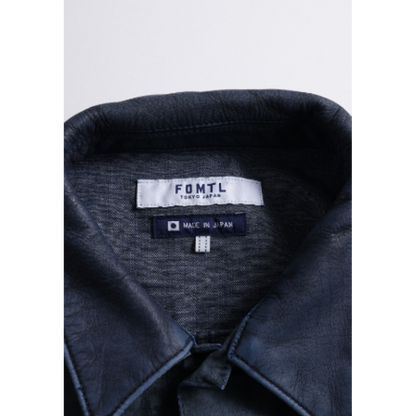 FDMTL FA26JK54U FLOCK LEATHER JACKET 3YR WASH
