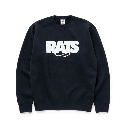 RATS BOX LOGO CREW NECK SWEAT